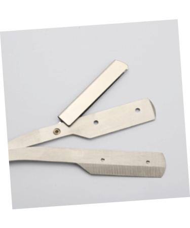 Beavorty Stainless Steel Hairdresser Razor & Mustache Scissors Set - Precision Trimming Tools for Men - Buy Online on GoSupps.com