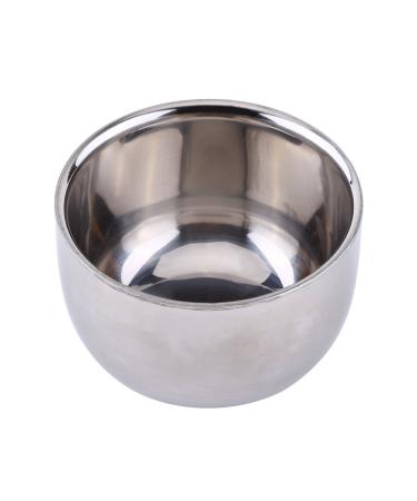 Wallfire Men's Shaving Brush Stand with Nylon Bristles & Stainless Steel Bowl | Premium Shaving Tool for Men - Buy Online on GoSupps.com