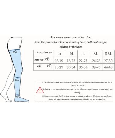 Thigh High Medical Compression Stockings Firm Support Hose 34-46 Compression Socks for Treatment Swelling Improves The Blood Circulation Protect You Open Toe Black XXL (Covered Toe Skin Tone M) Covered Toe Skin Tone Medium - Buy Online on GoSupps.com