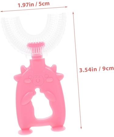 Beaupretty U-Shaped Toothbrush for Kids - 18 Pack Portable Soft Fur Hand Brush | Whole Mouth Cleaning - Buy Online on GoSupps.com