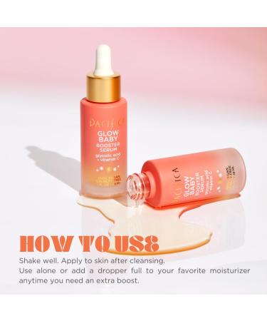 Pacifica Glow Baby Liquid Exfoliant - 5% AHA BHA & Vitamin C Booster Serum for Radiant Skin | International Shipping Available - Buy Online on GoSupps.com