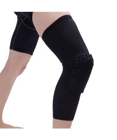 Unisex Compression Knee Brace Sleeve for Basketball - Anticollision Support - Black - Size M (160-175CM - Buy Online on GoSupps.com