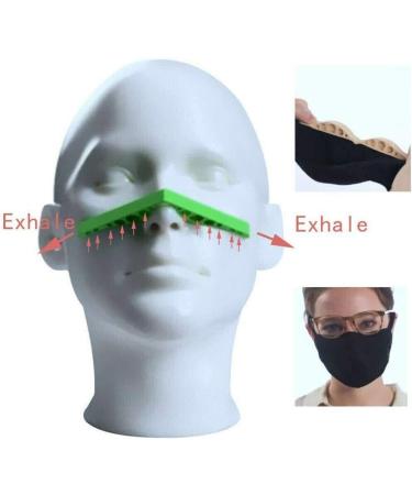 Boqqu 5-Piece Fog-Free Mask Accessories | Silicone Anti-Fog Nose Bridge Pads for Glasses | Prevents Fogging & Fits Comfortably - Buy Online on GoSupps.com