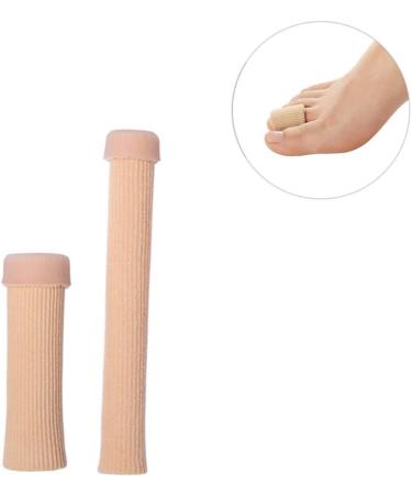 2Pcs Gel Toe Caps - Silicone Protectors for Ingrown Toenails, Corns, Blisters - Toe Sleeves for Hammer Toes - Buy Online on GoSupps.com