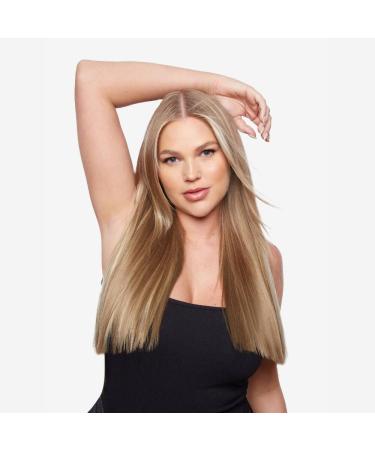 Stranded International 20 inch Fibre One Piece Straight Clip in Hair Extensions #1B Queen of the Night