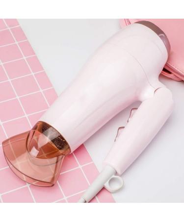 Portable Hair Dryer Foldable/2200W/Fast Dry/Negative ion Blow Dryer Constant Temperature Hair/Multi-Speed Adjustment/Travel/Household Hair Dryer 27*28CM Pink - Buy Online on GoSupps.com