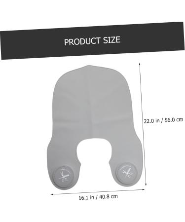 SKISUNO Hairdressing Silicone Shawl Collar Hair Cape Haircut Hair Stylist Supplies Hair Cutting Pad Salon Shoulder Pad Hairstylist Accessories Shampoo Silicone Hair Collar - Buy Online on GoSupps.com