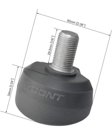 BONT Roller Skate ToeGo Roller Derby Toe Stops - 2 Pack - Buy Online on GoSupps.com