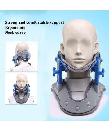 SAFWEL Cervical Tractor Neck Support Brace - Heated Neck Stretcher for Correction & Repair | International Shipping Available - Buy Online on GoSupps.com