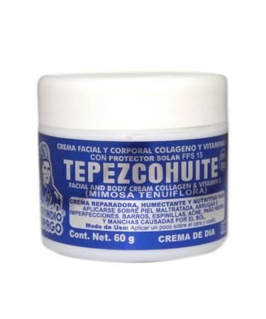 DEL INDIO PAPAGO Facial Day Cream With Tepezcohuite 60gr small - Hydrates the Skin - Buy Online on GoSupps.com