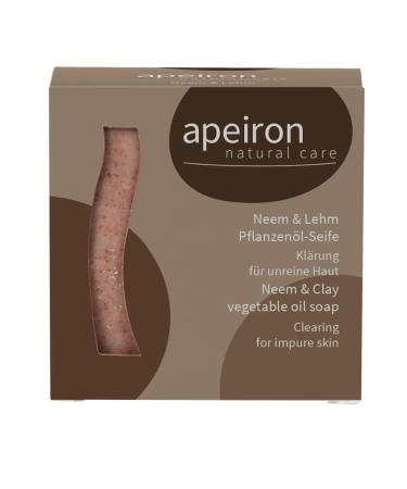 Apeiron Neem & Clay Natural Soap - clarification for impure skin