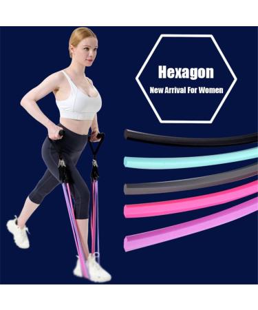 11 Pcs/Set Women Resistance Bands Bodybuilding TPE Belt Fitness Training Yoga Pull Rope Gym Equipment Elastic Bands (Multi Colored) Multicolor colored - Buy Online on GoSupps.com