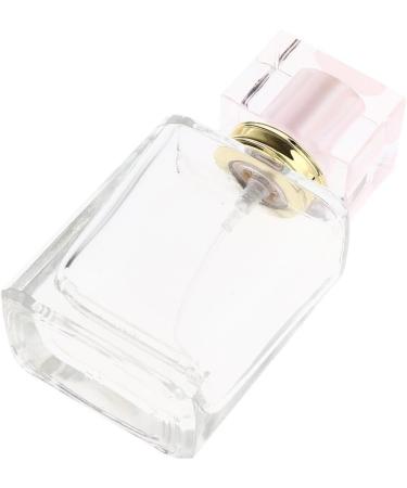 Dajidafu Stylish Pink Cap Empty Glass Perfume Fragrance Bottle Aftershave Spray Containers 50ml - Buy Online on GoSupps.com