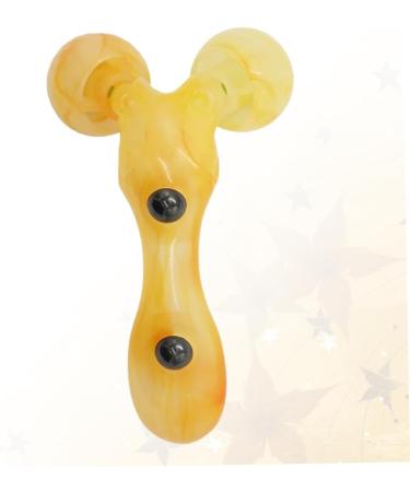Buy NOLITOY Bead Roller Massage Eye Puffiness Roller - Facial Roller Tool for Refreshing Eye and Face Massage (18x11x7cm Yellow) - International Shipping Available - Buy Online on GoSupps.com
