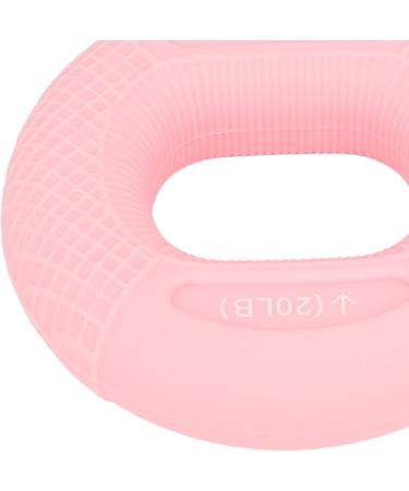 Hand Grip Strengthener Ring - Pink Silicone Stress Relief - Improve Finger Strength & Grip | International Shipping Available - Buy Online on GoSupps.com