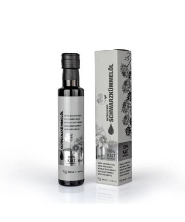 Gedikum Gedikum Fresh Turkish Black Seed Oil - 250 ml - Pure cold-pressed quality in a glass bottle - 100% vegan and mill-fresh