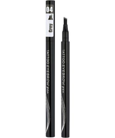 Multi-Fork Eyebrow | Multi-Fork Pencils for Realistic Eyebrow Makeup | Daily Eyebrow Makeup Supplies for Home Working Dating Traveling Gathering 4# Gray - Buy Online on GoSupps.com