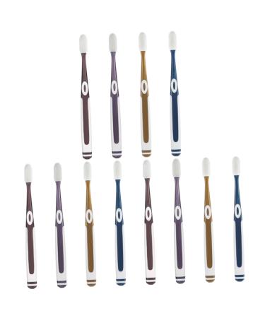 Beaupretty 3 Sets 4pcs Nano Toothbrush Gums Toothbrushes Oral Toothbrushes Teeth Cleaning Brush Charcoal Toothbrush Automatic Tongue Toothbrush Replacement Head Man Bulk 1 Count (Pack of 1) Assorted Colorx3pcs