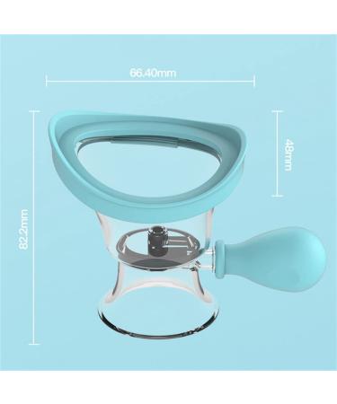 Chislim Silicone Eye Wash Cup - Manual Air Pressure Eye Cleaning Cup (Blue) - Buy Online on GoSupps.com