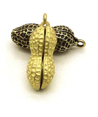 VILLCASE 2pcs Artificial Peanut Pendant Purse Keychain Wealth Keychain Charms Gold Key Adornment To Open Bead - Buy Online on GoSupps.com