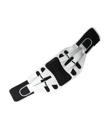 Back Brace - Lumbar Traction Device - Waist Lumbar Lower Back Support Belt for Women Men Back Reliever Spinal Belt Back Relief Strap Black C