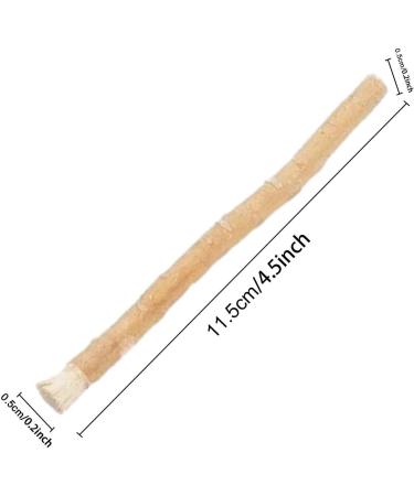 2 Pcs Miswak Toothbrush for Teeth - Wooden Tooth Brush Oral Teeth Tooth Cleaning Teeth Stick Toothbrushes | Traditional Miswak Stick Breath Freshener for Teeth Whitening Oral Health and Breath - Buy Online on GoSupps.com
