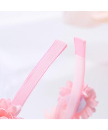 IYOU Princess Headband Pink Flower Headpiece Cute Baby Bridal Wedding Hair Accessories for Girls - Buy Online on GoSupps.com