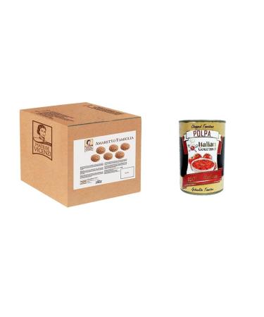 Italian Gourmet E.R. Matilde VIcenzi Amaretti 2 kg box + Italian Gourmet Pulp 400 g