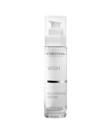 Christina Wish Rejuvenating Peptide Serum for Face with Hyaluronic Acid | Hydrates Decreases Aging Signs & Smoothes Skin | Antioxidant-rich Face Serum | For All Skin Types 30ml