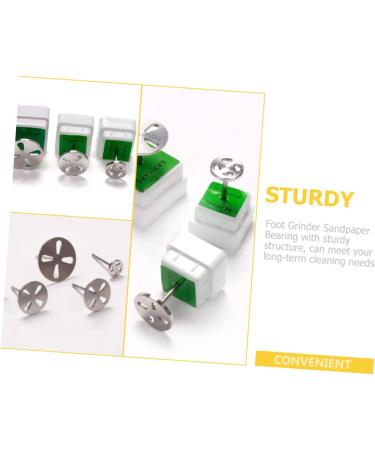 Mipcase 2pcs Foot Bearings Feet Sanding Paper Bearing Universal Feet Bearing Convenient Bearing Electric Foot Bearing Electrical Tools Remover Stainless Steel Major 7x2.5cmx2pcs - Buy Online on GoSupps.com