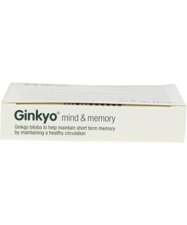 Ginkyo Mind & Memory Supplement | Ginkgo Biloba Extract 120mg - Buy Online on GoSupps.com