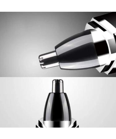 KouRy Portable Hair Repairer & Waterproof Stainless Steel Nose & Ear Hair Trimmer - Black | International Shipping - Buy Online on GoSupps.com
