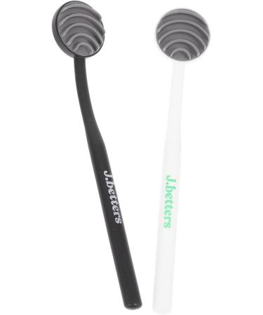 Healeved 6-Pack Tongue Cleaning Brushes | Breath Freshening Tongue Scrapers for Adults & Kids | Durable Silicone Tool in Assorted Colors | 18.5x3cm - Buy Online on GoSupps.com