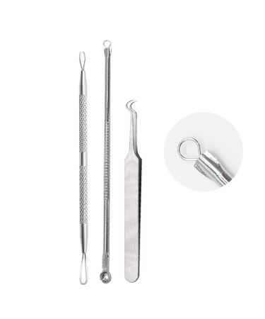 Fresh n acne needle double head acne needles facial care stainless steel acne blackhead remover needles extractor pimle stilstone removal kit acne needle (size: 3pcs style f) 1 piece (1 Pack)