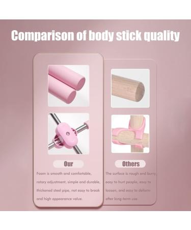 Yoga Sticks for Posture Correction - 2Pcs Gray Exercise Tool for Humpback Correction and Stretching at Home - Buy Online on GoSupps.com