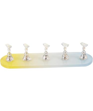 FRCOLOR 5 Sets Nail Practice Holder Acrylic Nail Art Display Stand Nail Decor Beauty Nail Racks Artificial Nail Holder Nail Art Holder Rack Nail Stands Nail Rest Aurora Plastic Magnetic - Buy Online on GoSupps.com