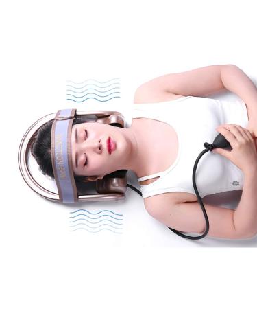 Woolala Cervical Neck Traction Device Chronic Neck Pain Relief Muscle Relax Pillow with Band Neck Curve Correct Home Neck Stretcher