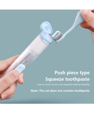 Buy Multi-Colored Washable Soft Manual Toothbrush Set - Sealed Plastic Toothbrushes for Home & Travel Ideal Tooth Cleaning Tool - 5 Series Set with White Brush Head - Buy Online on GoSupps.com