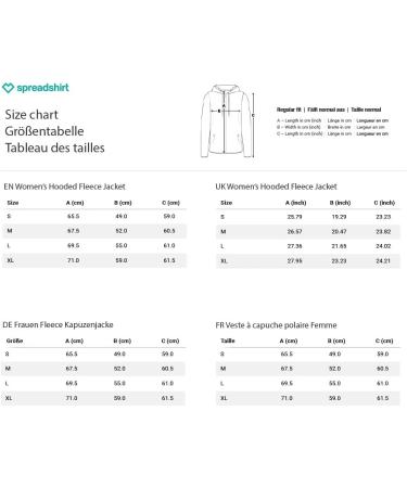 Buy Spreadshirt Women's Fleece Jacket with Hood | Perfect Dog Sports Jacket | Gift for Dog Owners | Light Gray Mottled - Buy Online on GoSupps.com