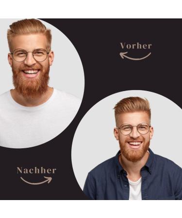 Bartzart Small Beard Scissors & Comb Set | Perfect Beard Care for Men | Sharp Beard Shears with Etui for Mustache Wearers - Buy Online on GoSupps.com