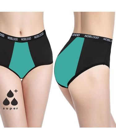 Noblood Period Underwear | Eco-Friendly Washable Cotton | Absorbent Menstruation Briefs | Sizes XXS to 3XL - Buy Online on GoSupps.com