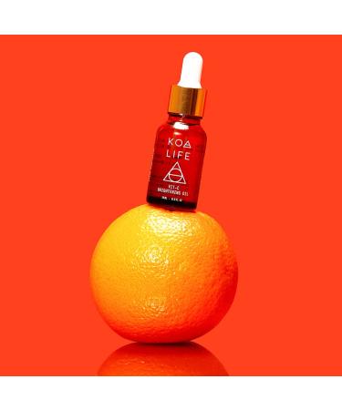 KOA LIFE Vitamin C Brightening Oil for Face - Anti Aging Serum with Vitamin E, Rosehip, Hemp, Safflower Oil, Grape Seed Oil - Hydrating Formula to Reduce Dark Spots, Fine Lines, and Wrinkles - 0.5 Fl OZ - Buy Online on GoSupps.com