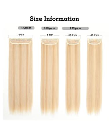 Buy YDDM 20-Inch Clip-In Hair Extensions | Realistic Synthetic Hair Extensions for Women | Affordable & Smooth Full-Head Look - Buy Online on GoSupps.com