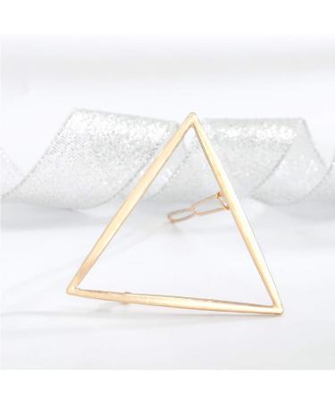 Olbye Triangle Hair Clip - Dainty Gold Hair Pin for Women and Girls | Geometry Hair Barrette - Buy Online on GoSupps.com