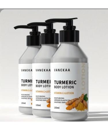 Turmeric Body Lotion with Vitamin C - Nourishing 3 Fl Oz Moisturizer for Glowing Skin | International Shipping Available - Buy Online on GoSupps.com