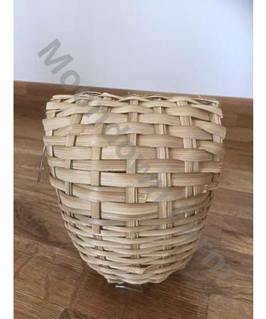 Moondown Farm Finch Nest Box Wicker with Hooks 6 Pack 9 x 9 x 11 - Buy Online on GoSupps.com