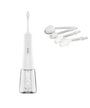 Deepdeem Cordless Pulsating Electric Nasal Irrigator Dual Speed Sinus Relief & Nasal Care Device for Adults & Kids Includes 30 Premixed Packets + 6 Adjustable Tips Portable Home & Travel Use