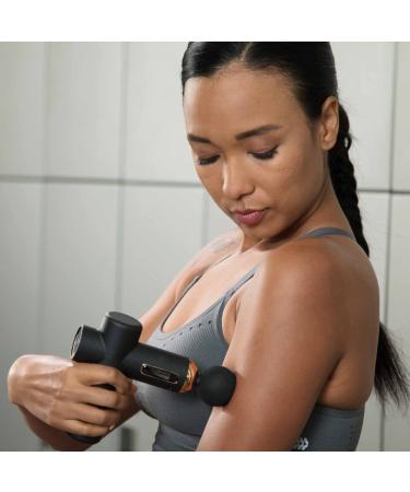 Copper Fit Unisex Adult Massage Gun | Rechargeable w/ 4 Attachments - Black Standard - Buy Online on GoSupps.com