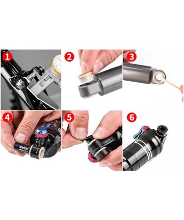 Bibike MTB Rear Shock Mounting Hardware | M8x50mm Bushing for Fox RockShox Marzocchi DVO DNM - Buy Online on GoSupps.com