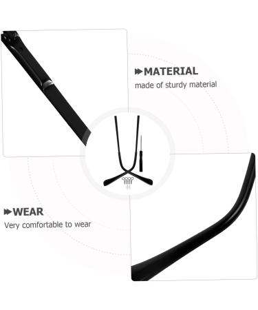 Gleavi Glasses Repair Set - Universal Glass Legs NBLest Metal Frame Black 13x0.5cm - Perfect Accessories for Glasses Restoration - Buy Online on GoSupps.com